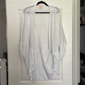 White light weight cardigan